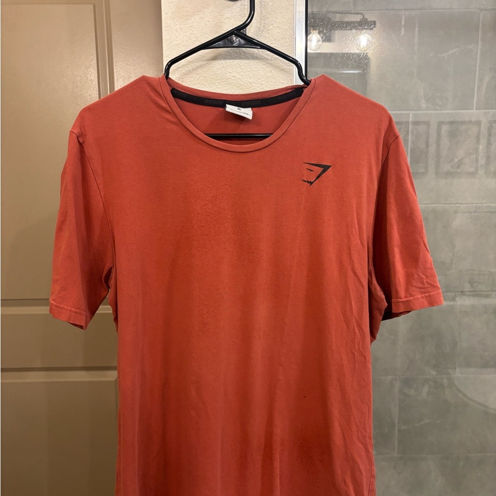 Gymshark Men’s Orange Short Sleeve Crew Tee